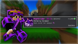 Nightrider 16x Wemmbu 30k MCPE PVP TEXTURE PACK [upl. by Naihs]