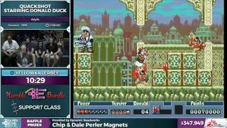 Quackshot Starring Donald Duck by YellowKillerBee in 2711  SGDQ 2016  Part 94 [upl. by Ylrrad]