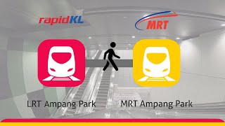 How to transfer from LRT Ampang Park to MRT Station [upl. by Asreht883]