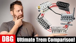 Whats The BEST Trem For Your Stratocaster  Comparing 5 Aftermarket Trems [upl. by Ilyse]