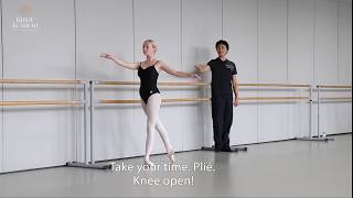 How to do Pirouette from the 4th Position  Kirov Academy of Ballet [upl. by Ellerahc751]