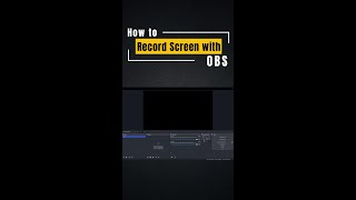 How to record screen with OBS Studio tutorial [upl. by Anaoj]