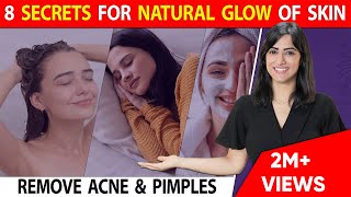 8 PROVEN TIPS FOR NATURALLY GLOWING SKIN  by GunjanShouts [upl. by Lowis]