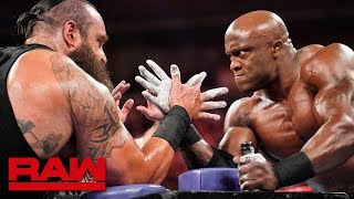 Braun Strowman vs Bobby Lashley – Arm Wrestling Match Raw June 3 2019 [upl. by Nine]