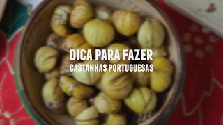 Como fazer castanhas portuguesas  Dicas de BemEstar  Lucilia Diniz [upl. by Yauqram655]