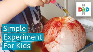 Melting Ice With Salt  Simple Science for Kids [upl. by Nomzaj]