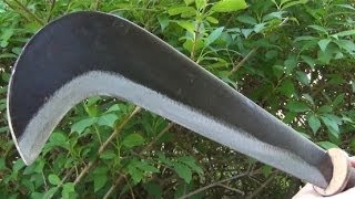 Helko Billhook Machete Review [upl. by Lenni]