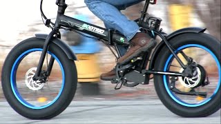 Best Portable EBike  The Ecotric Foldable 20quot Fat Tire Electric Bike  GreenMotion EBikes [upl. by Acherman]