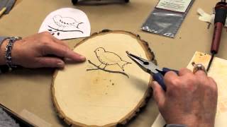 Wood Burning for Beginners  AC Moore [upl. by Adnirim954]