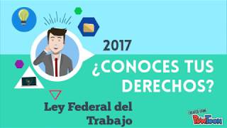 Ley Federal del Trabajo Vídeo Educativo México [upl. by Ellehcar]