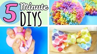 5 Minute Crafts To Do When Youre Bored  Easy DIYS [upl. by Eillil]