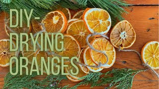 How to Dry Orange Slices  DIY Holiday Decor  PepperHarrow Farm [upl. by Dorice]