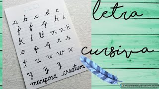 CÓMO ESCRIBIR EN LETRA CURSIVA [upl. by Ninazan]