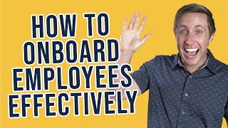 How To Onboard Employees Orientation Checklist [upl. by Launce]