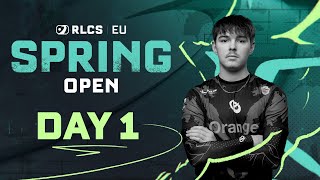 RLCS Spring Open  Europe  Day 1 [upl. by Eiltan]