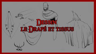 Dessin le Drapé et tissus [upl. by Nemlaz]