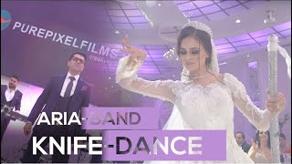 Afghan Luxury Wedding Knife Dance  Aria Band [upl. by Rabma221]