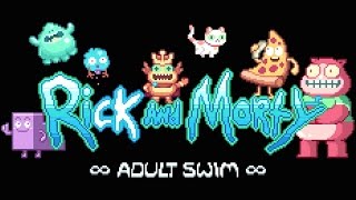 Rick and Morty 8Bit Intro  Adult Swim [upl. by Pinkham]