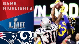 Patriots vs Rams  Super Bowl LIII Game Highlights [upl. by Leonore]