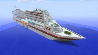 Minecraft Xbox  Massive Cruise Ship [upl. by Aicenert]