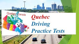 Quebec Driving Practice Tests 124 Questions and Answers [upl. by Nwahsauq]