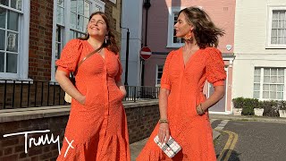 Friday Twinning How To Wear Orange  Fashion Haul  Trinny [upl. by Sukramaj]