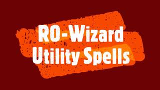 How to get all UTILITY SPELLS in ROWIZARD [upl. by Reinar244]