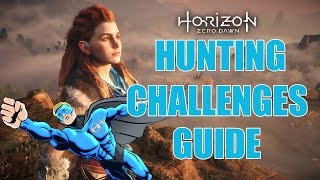 Horizon Zero Dawn Shock Trial Hunting Challenge Guide [upl. by Zwart]