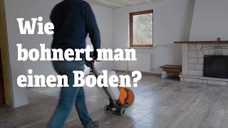 Boden bohnern  Wie bohnert man einen Boden  RentSetGo [upl. by Thessa250]