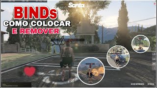 COMO COLOCAR BIND COM VÁRIAS CORES E COMO TIRAR BIND letras coloridas GTA RP [upl. by Ynohtna751]