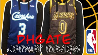 DHGATE NBA JERSEY REVIEW REPLICA JERSEYS FOR 15 [upl. by Tailor]