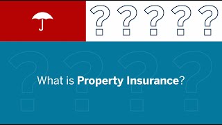 What is Property Insurance [upl. by Leiuqeze]