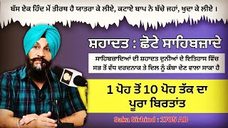 ਚਾਰ ਸਾਹਿਬਜ਼ਾਦਿਆਂ ਦੀ ਸ਼ਹਾਦਤ ਦਾ ਪੂਰਾ ਬਿਰਤਾਂਤ ॥ Saka Sirhind  Dr Sukhpreet Singh Udhoke [upl. by Latsirhc]