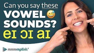 Pronunciation Practice 👄 Difficult Vowel Sounds DIPHTHONGS [upl. by Margi]