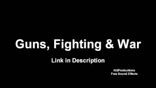 Guns fighting and war sound effects [upl. by Jerry]