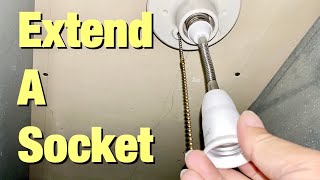 How To Extend A Light Bulb Socket [upl. by Calesta]