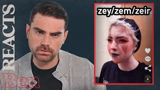 LOL Ben Shapiro Reacts to INSANE Woke TikToks [upl. by Aicargatla]