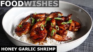 Honey Garlic Shrimp  Food Wishes [upl. by Miza633]