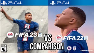 FIFA 23 Vs FIFA 22 PS4 [upl. by Ebehp]