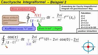 Cauchy Integralformel ►Beispiel 2 [upl. by Ragg]