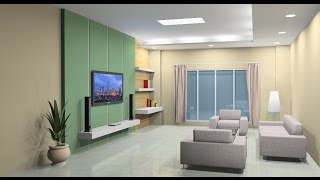 Interior design tutorial using Google Sketchup [upl. by Tallia784]