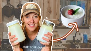 The EASY Way to Make Homemade Yogurt with fewer dishes [upl. by Gapin768]