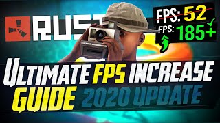 🔧RUST Dramatically increase performance  FPS with any setup 2021 UPDATE FPS BOOST [upl. by Gurney]