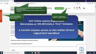 NAV Online számla regisztráció [upl. by Chandler]