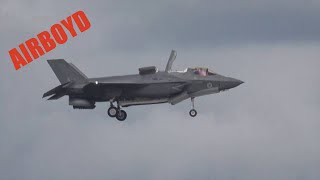 F35B STOVL Transition Hover and Return To Forward Flight  Farnborough Airshow [upl. by Serles452]