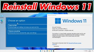 GUIDE How to Reinstall Windows 11 Very Easily amp Quickly Download [upl. by Aihtiekal]