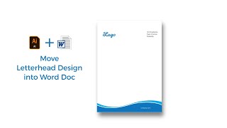 letterhead design illustrator to word doc [upl. by Nuj767]