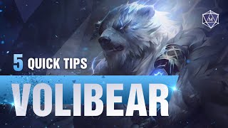 5 Quick Tips to Climb Ranked Volibear [upl. by Thorr]