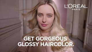 Le Color Gloss by L’Oréal Paris Get Glossy Haircolor for that Special Occasion [upl. by Gnof]