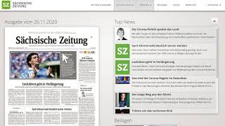 So funktioniert das EPaper der Sächsischen Zeitung [upl. by Ecylla]